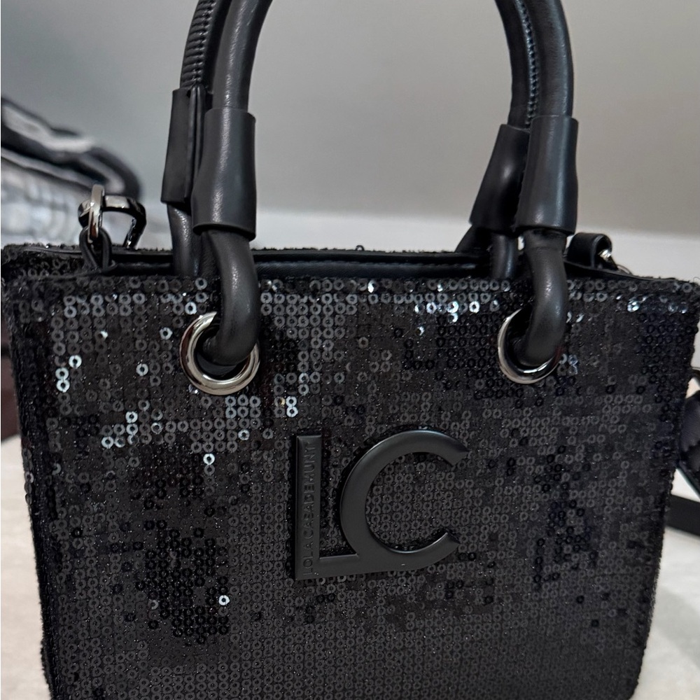 Black Sequin Women's Bag